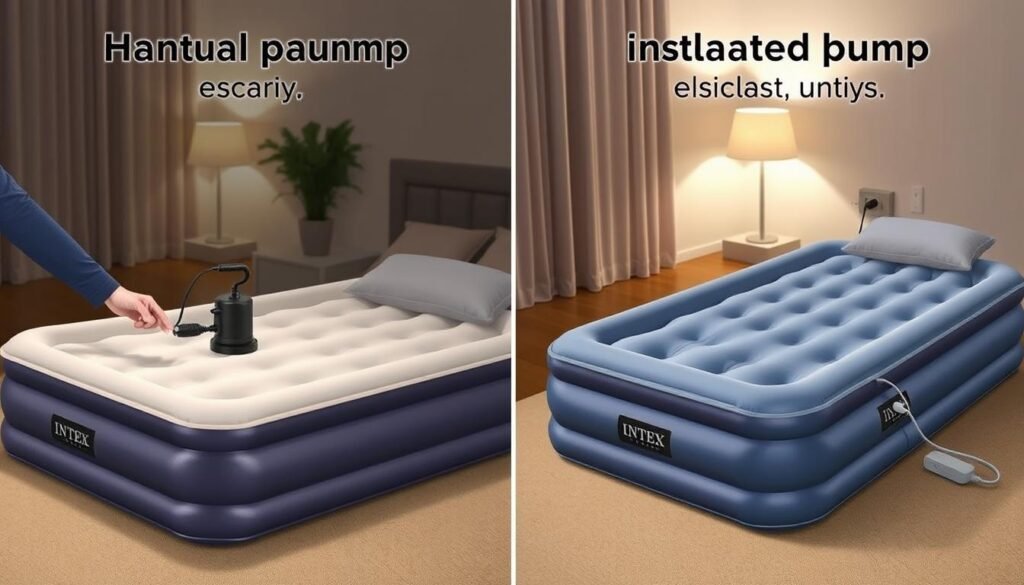 Intex air mattress inflation methods