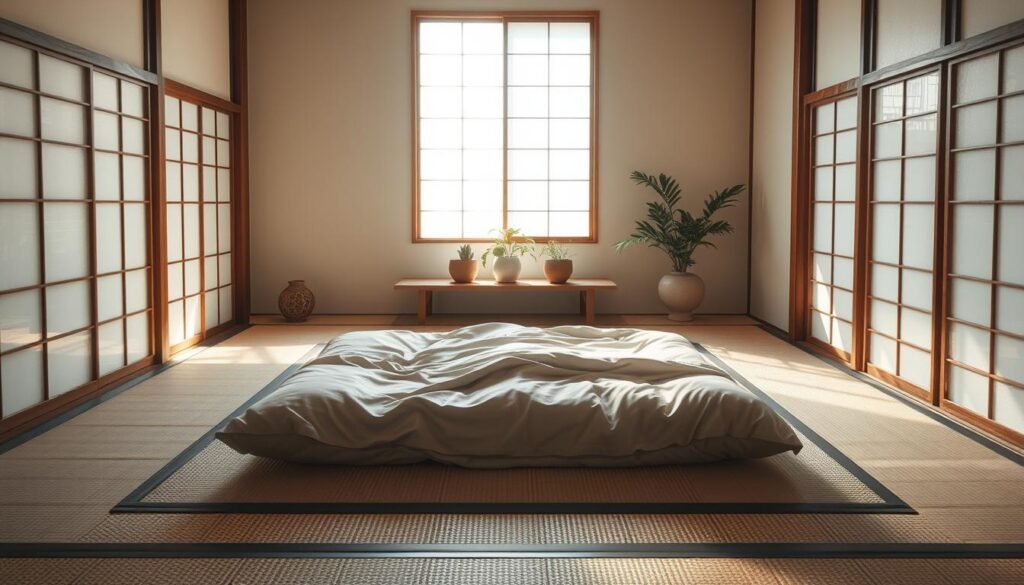 Japanese-inspired futon