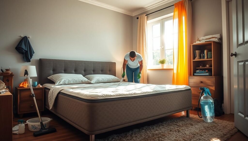 how to clean a used bed mattress