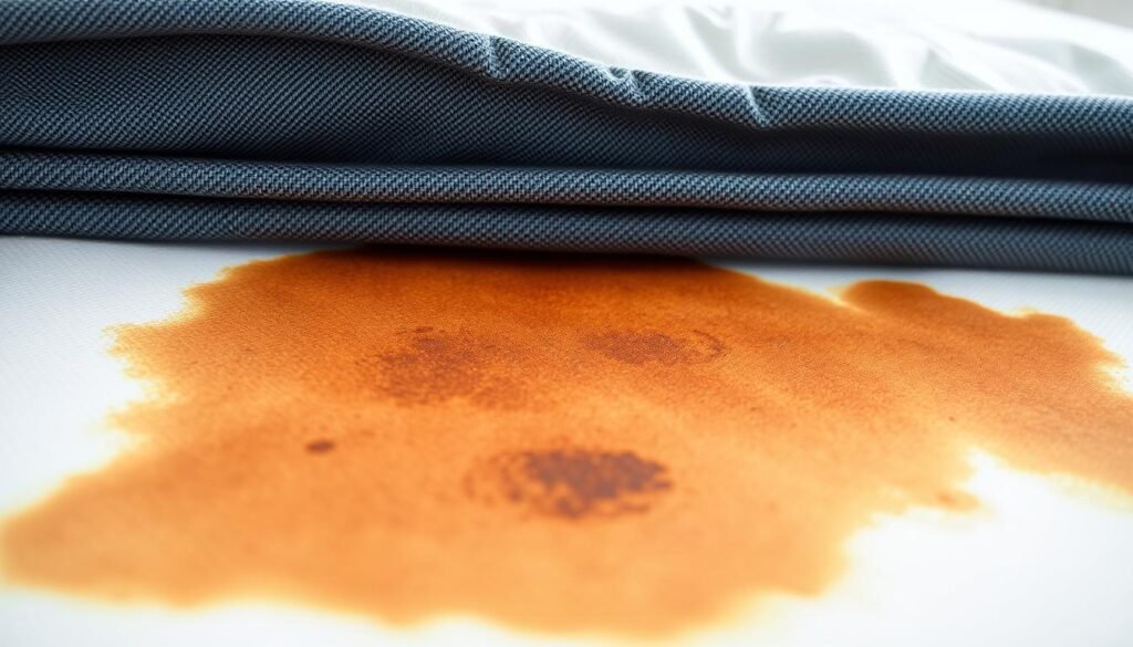 how to get rust stains off mattress