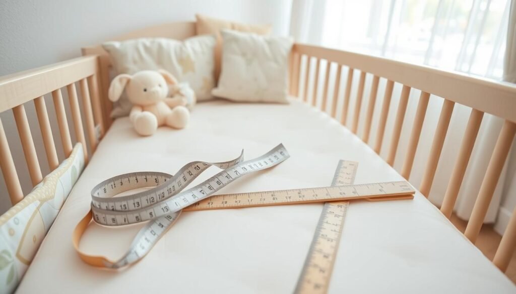 how to measure crib for mattress