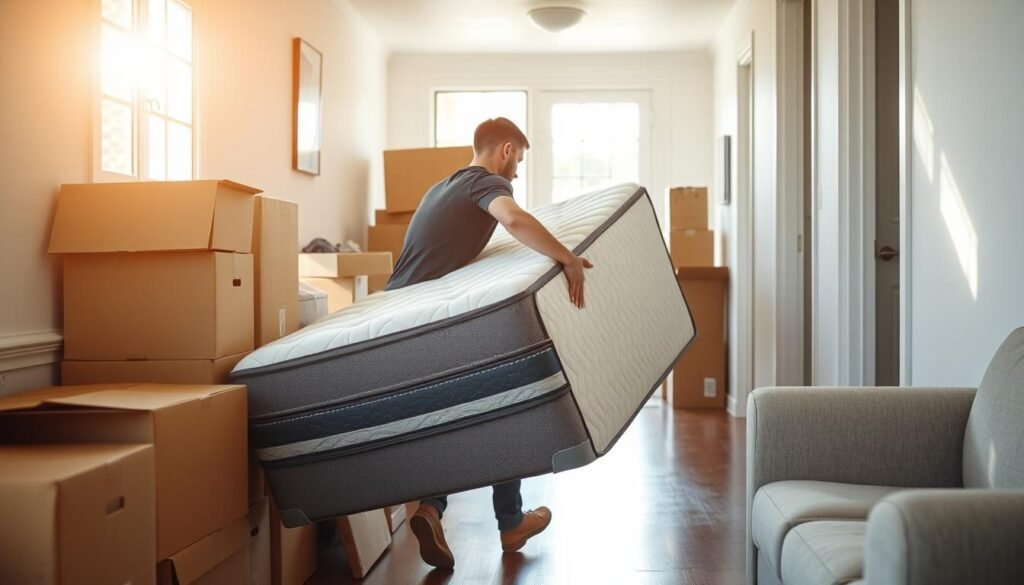 how to move mattress