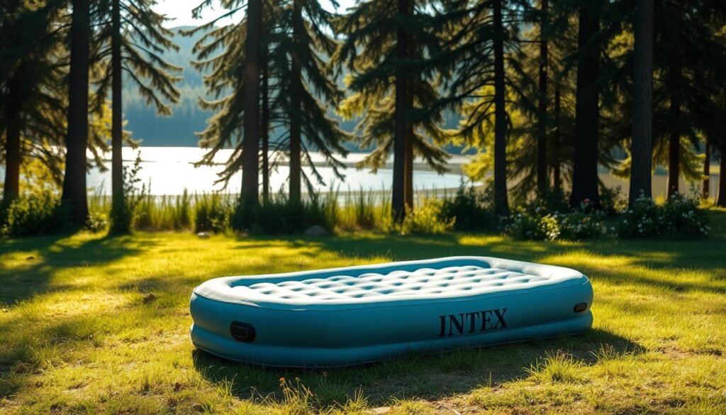 how to pump up intex air mattress