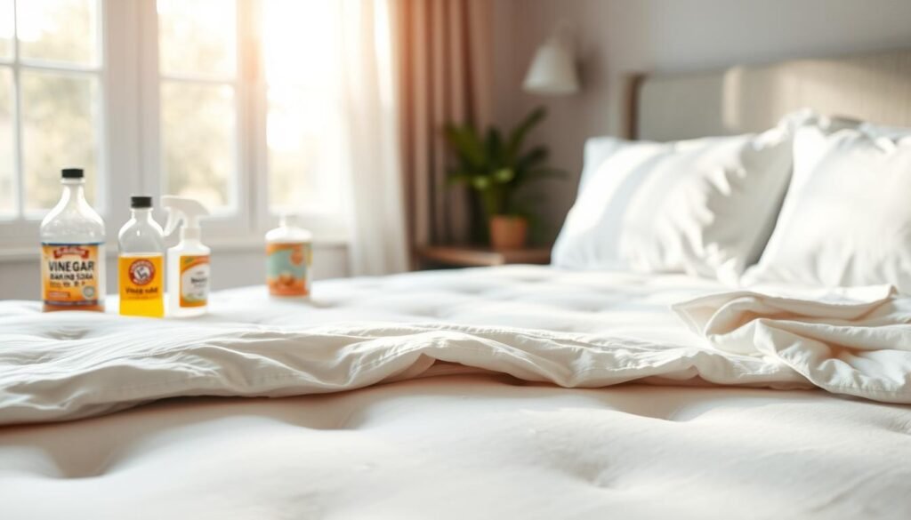 how to remove period stains from a mattress