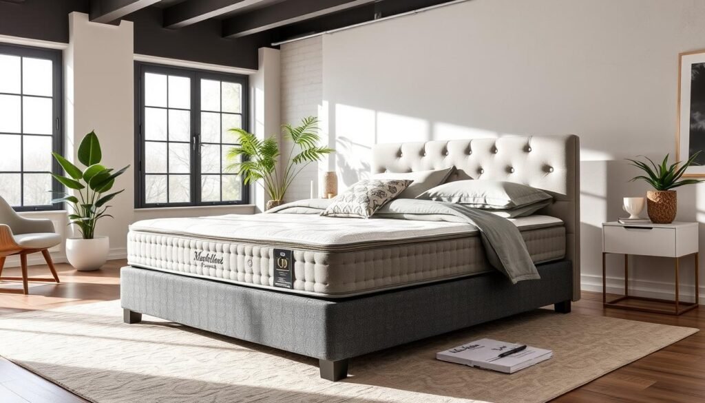 queen memory foam mattress set