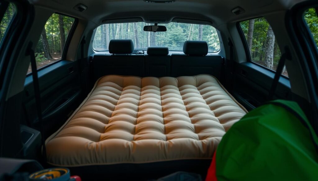 setting up car air mattress