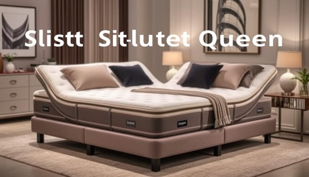 split queen adjustable mattress