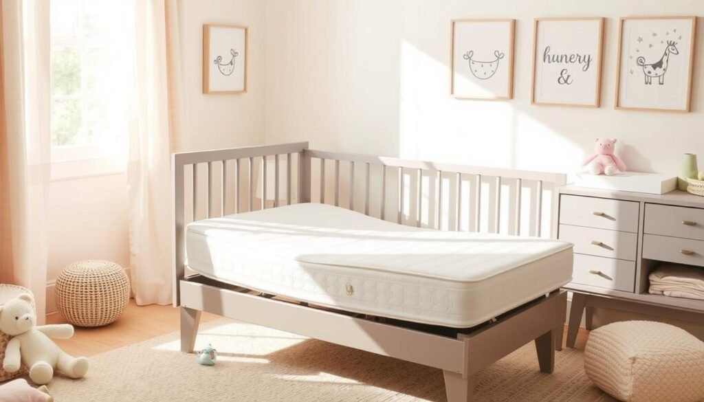 when to lower crib mattress