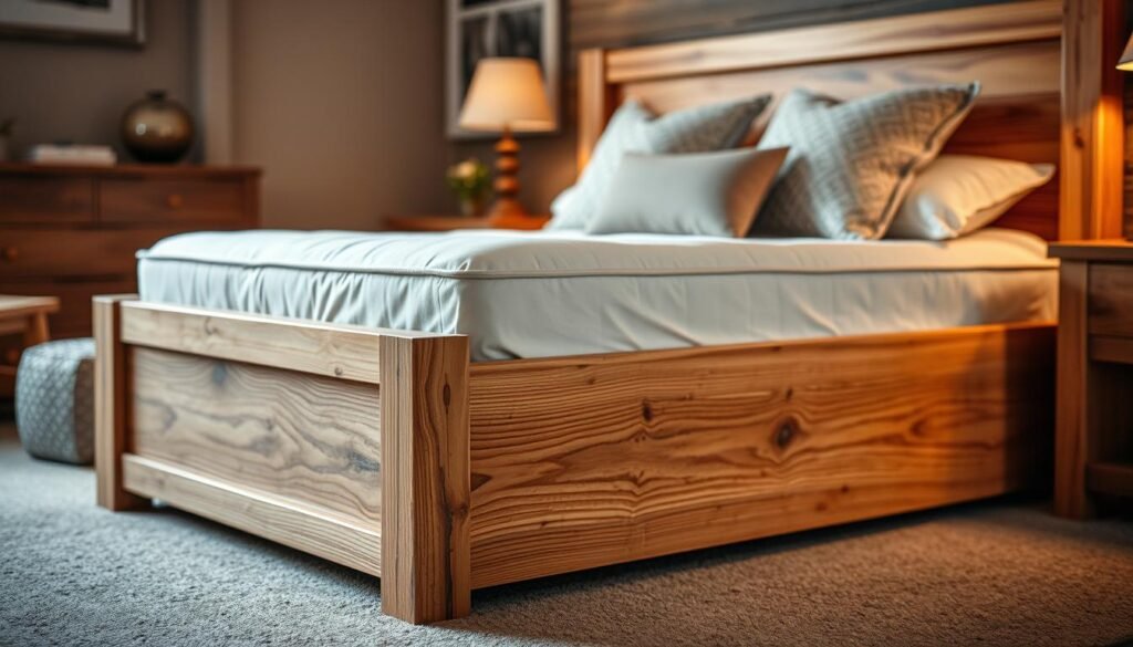 wooden mattress box